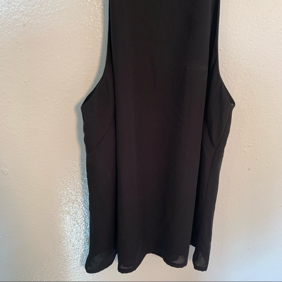 Charlotte Russe Chain Back Tank Top Black Gold - Picture 4 of 9